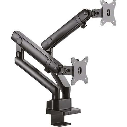 RaidSonic ICY BOX IB-MS314-T 2-skærmsskærmholder, sort, op til 32"