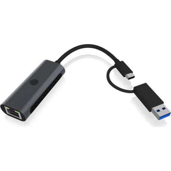 ICY BOX IB-LAN301-C3 USB 3.2 Gen 1 2.5Gbps Netværksadapter