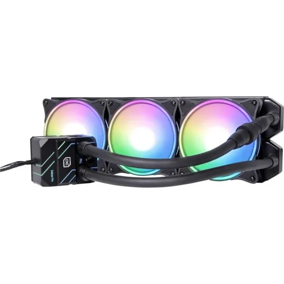 Alphacool Eisbaer Pro Aurora 360 120 mm RGB AIO Sort/Hvid