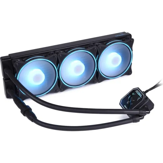 Alphacool 11996 Lt360 Aurora HPE CPU-køler med 3x120 mm RGB-blæsere