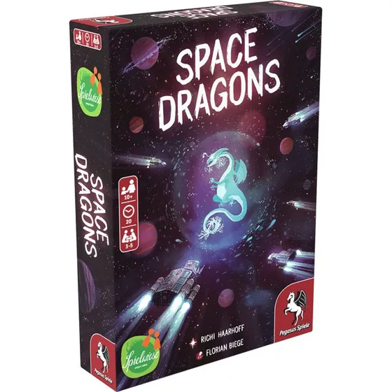 Pegasus Space Dragons - Brætspil med drage-samling, 10+ år