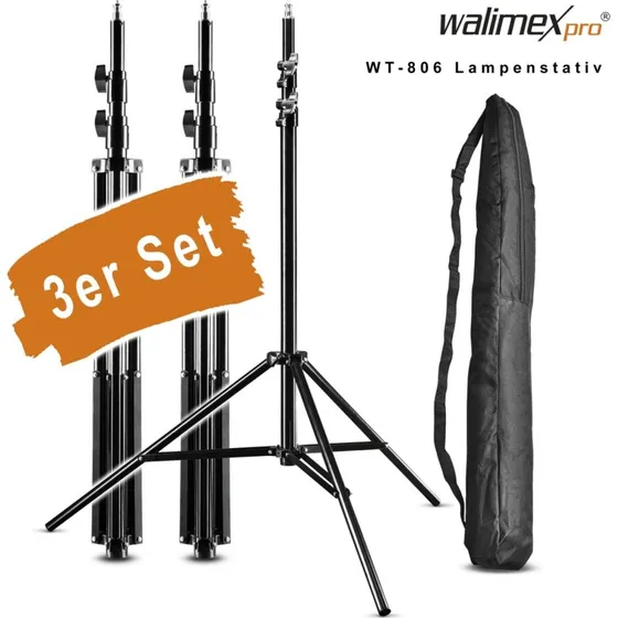 Walimex WT-806 Lysstativ 256cm 3pk