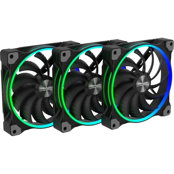 Alpenföhn Wing Boost 3 ARGB 140 mm 3-pack Sort