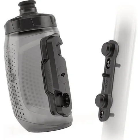 FIDLOCK Twist Cykelvandflaske 450 ml Sort/Grå