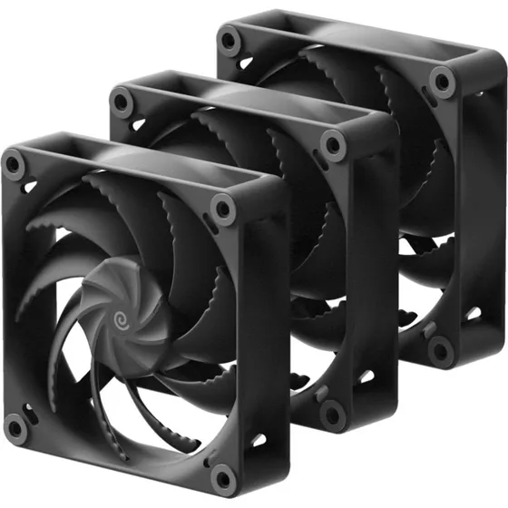 Havn H12 120mm 3-pack Sort PWM Kabinet Køler