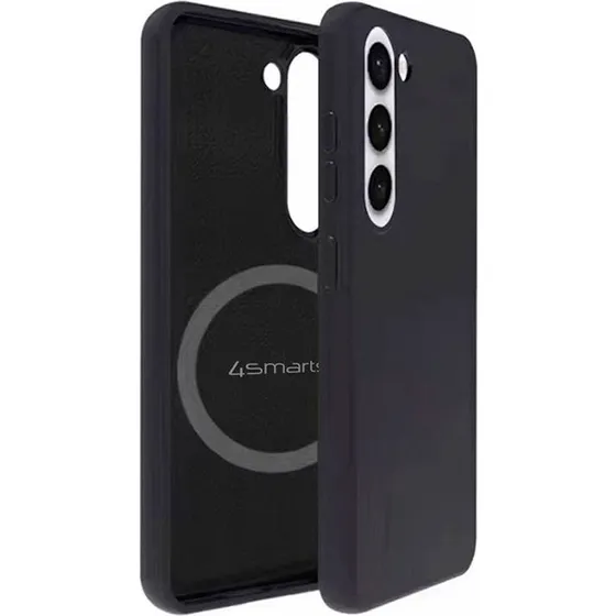 4smarts Liquid Silicone Cupertino UltiMag Cover, Sort, til Samsung Galaxy S23+