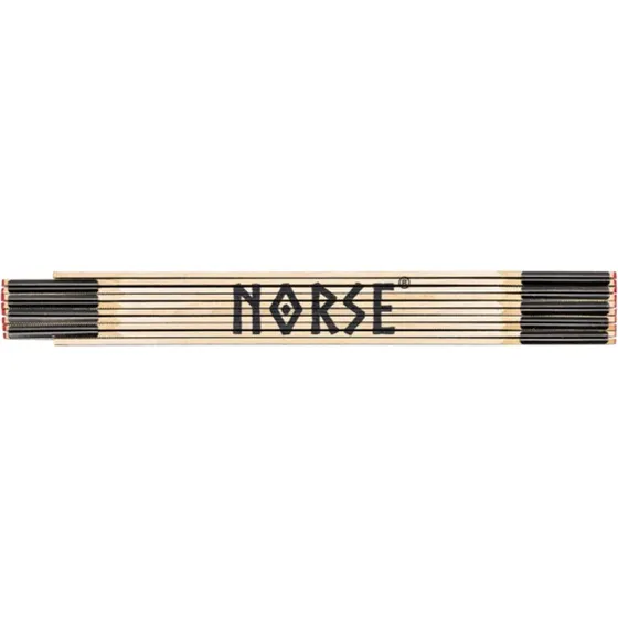 NORSE Tommestok 2 m foldbar med cm/inch