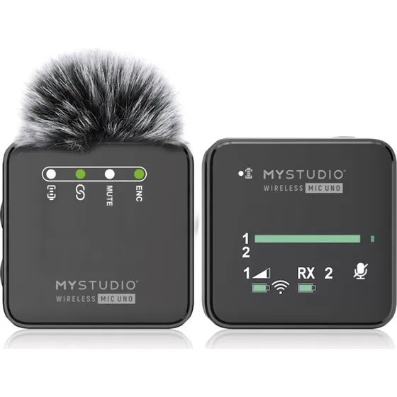 MyStudio Trådløs Mikrofon 100m, 7 timer, USB-C