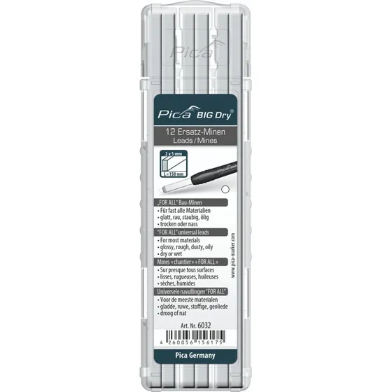 Pica Marker BIG Dry Navulling - Hvid