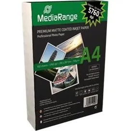 MediaRange Mat Belagt A4 130g 100 ark