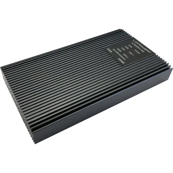 LC Power LC-DOCK-C-M2 M.2 USB-C Dock, antracit