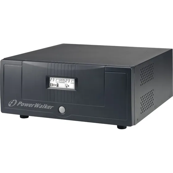 PowerWalker 700 PSW Inverter UPS, 700VA, 500W, sort