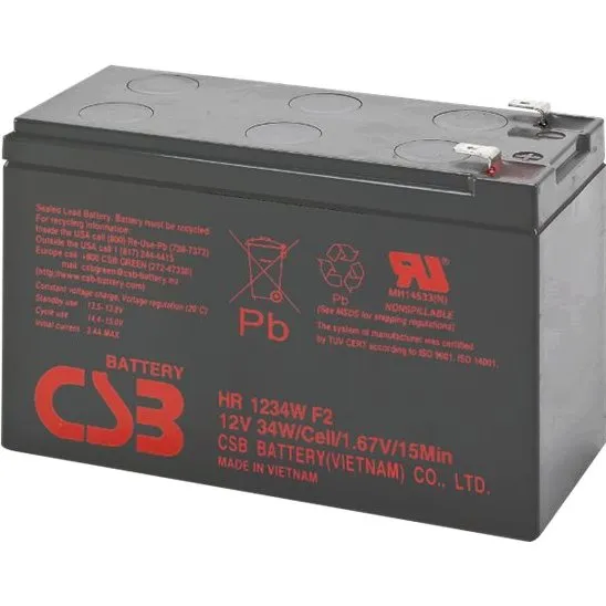 PowerWalker UPS-batteri 12V/9Ah AGM