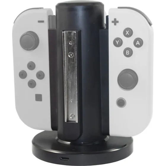 Ready2gaming Nintendo Switch 4 i 1 Oplader - Sort