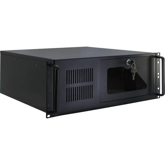 Inter-Tech IPC 4U-4088-S 4U Rackkabinet, Sort