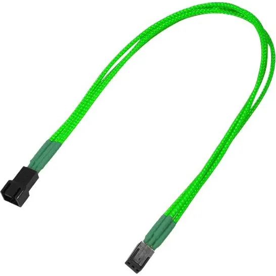 Nanoxia Forlængerkabel 30 cm Grøn (3-PIN Molex)