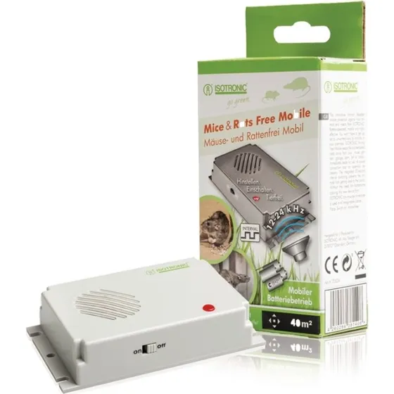 ISOTRONIC Vario-Protector Mobile Mus- og Rottefjerner 12-24 kHz
