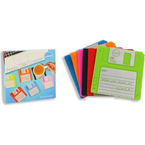 Winkee Floppy Disc Bordskåner – 6 farver i silikone