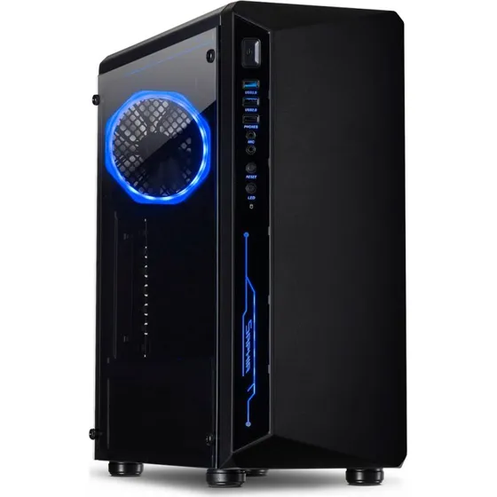 Inter-Tech C-3 Saphir RGB Mid Tower-Kabinet