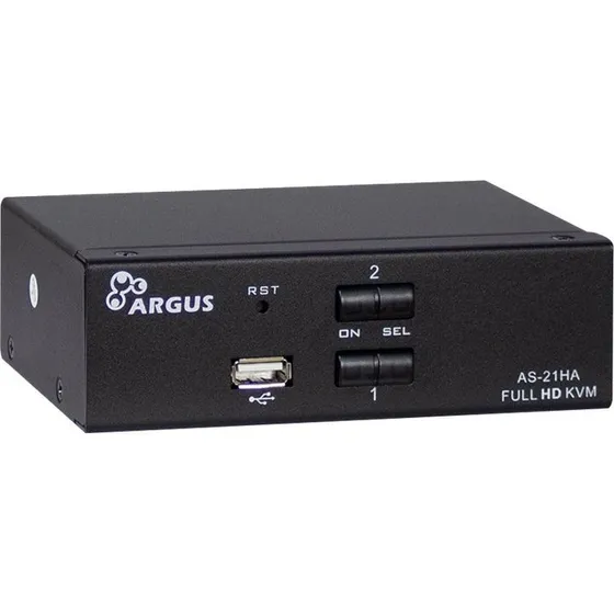 Argus KVM AS-21HA 2-in-1 KVM/audio-switch