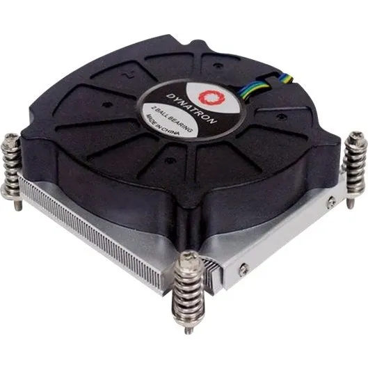 Inter-Tech K-6 CPU-køler 80 mm, sort/sølv