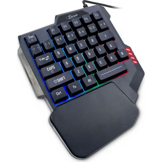 Eterno KB-3035 RGB Tastatur, USB, bagbelyst