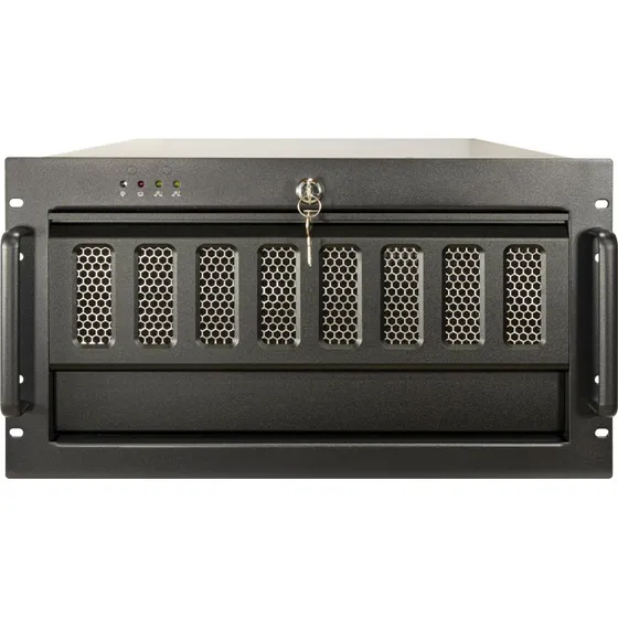 Inter-Tech IPC 6U-6606 Rackkabinet, Udvidet ATX, Sort