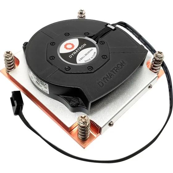 Inter-Tech Q-3 8 cm CPU-køler, sort/sølv