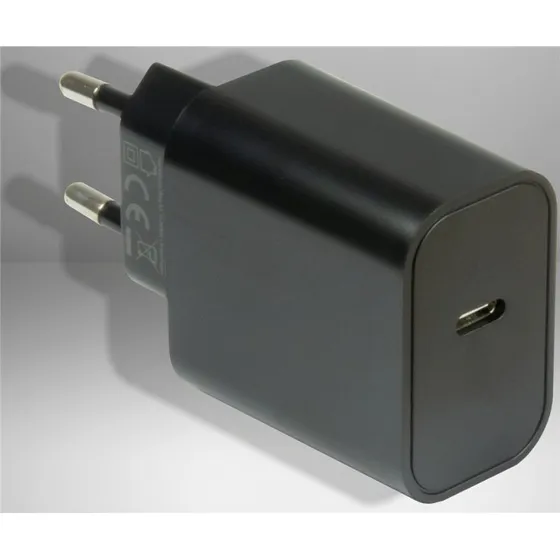 Inter-Tech PD-2020 20W USB-C vægoplader, sort