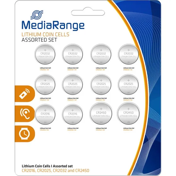 MediaRange MRBAT139 12 stk 3V Lithium knapcellebatterier