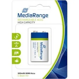 MediaRange MRBAT124 6HR61 NiMH 300mAh genopladelige batterier