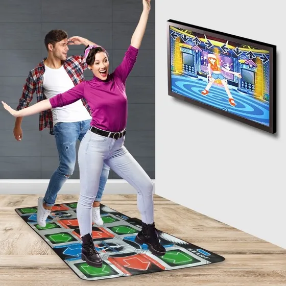Mad Monkey Retro Dance Mat for 2 spillere (110 sange, 9 niveauer)
