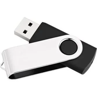 MediaRange 4GB USB 2.0, sort/sølv