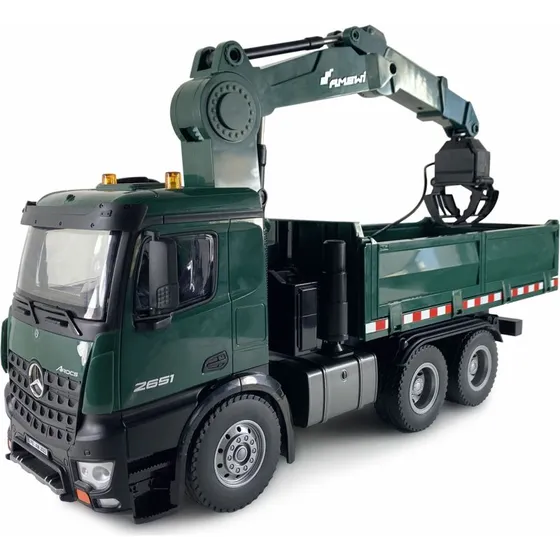 Amewi Mercedes-Benz Arocs Licens Crane Truck 1:14 RTR Grøn 3år+