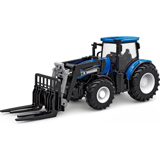 Amewi RC Traktor 1:24 med Palletfork, Blå