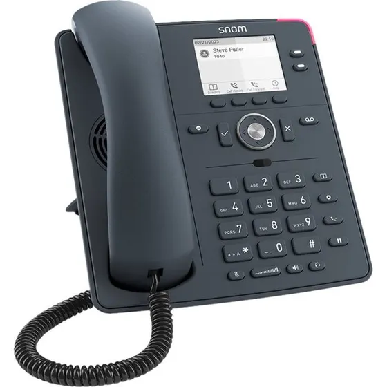 Snom D150 VoIP-telefon, skiffergrå, 2 linier