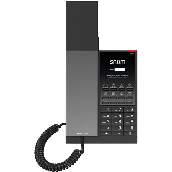 Snom HD350W WiFi-Telefon, Sort, 8 Programmerbare Knapper