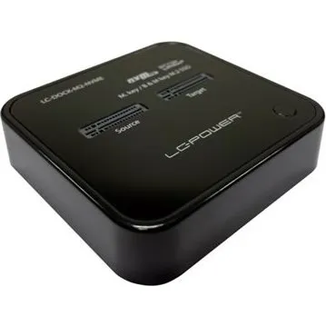 LC Power LC-DOCK-M2-NVME M.2 NVMe USB-C Dockingstation, sort