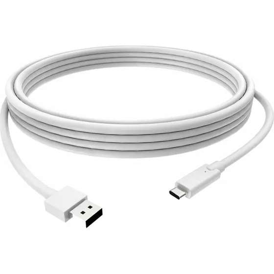Vision USB 3.0 USB-A til USB-C 1m hvid
