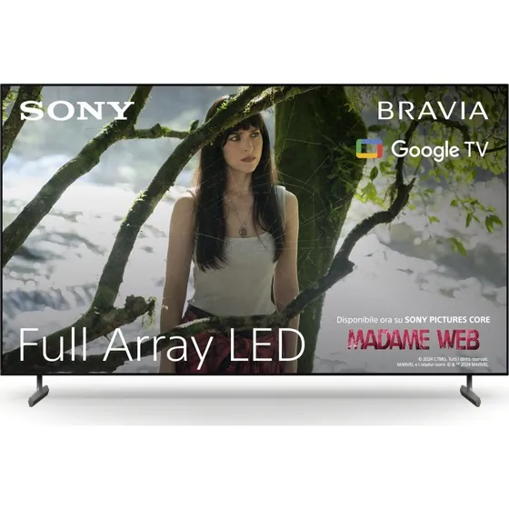 Sony Bravia KD-65X85L 65" 4K UHD LED-TV, Hårlinje Sort