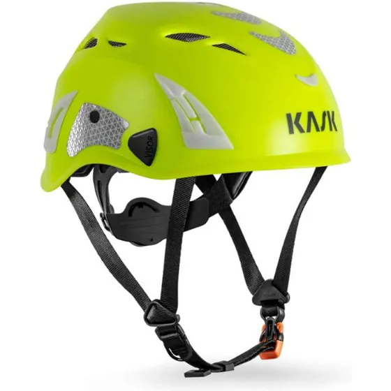 KASK SuperPlasma AQ HI-VIS gul sikkerhedshjelm