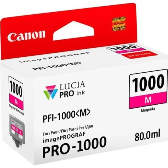 Canon PFI-1000 Magenta 80 ml, 5885 sider