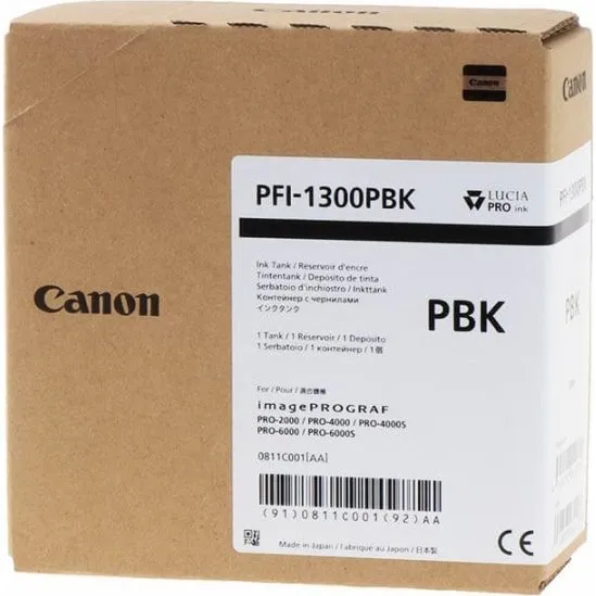 Canon PFI-1300 Foto-Sort 330 ml