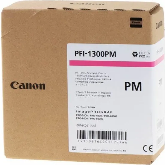 Canon PFI-1300 Foto Magenta 330 ml