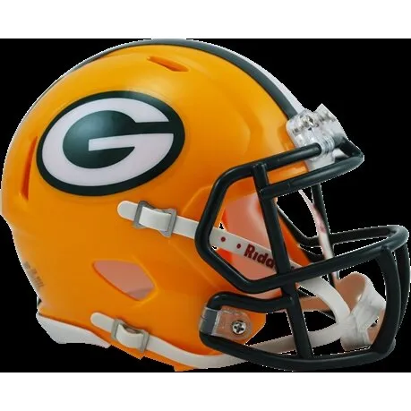 Green Bay Packers Riddell Speed Mini Hjelm (ca. 13 cm)
