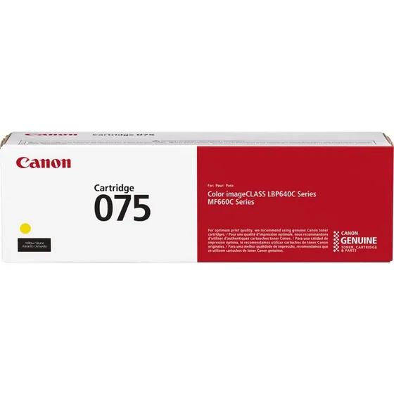 Canon 075 Y Gul Tonerpatron for imageCLASS LBP646Cdw/LBP647Cdw