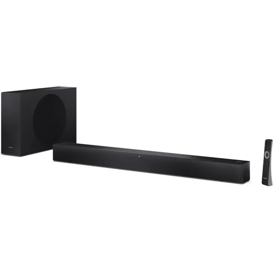 Sharp HT-SBW310 2.1-kanal Soundbar med trådløs subwoofer, sort