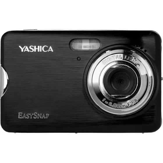 Yashica EasySnap Kamera, Sort, 8x Digital Zoom