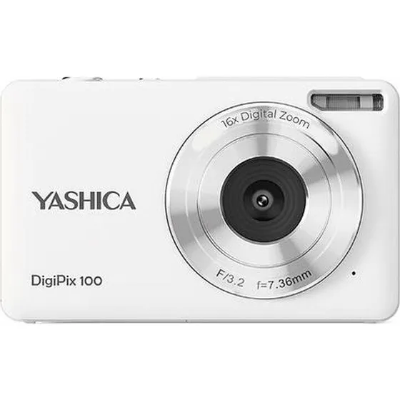 Yashica DigiPix 100, 5MP, USB-C, hvid