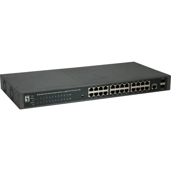 LevelOne GEP-2652 24-port Gigabit PoE+ Switch